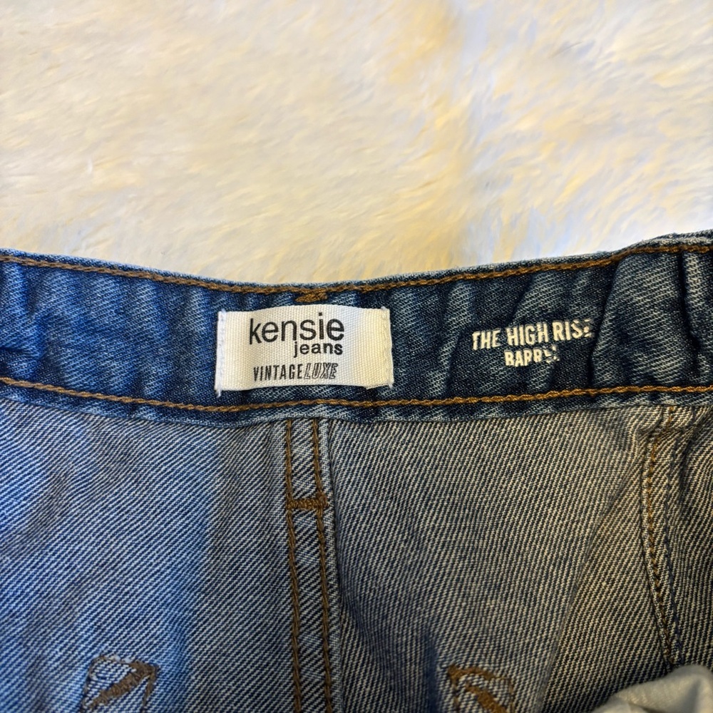 Kensie Blue High Rise Women Jeans - Picture 4 of 7